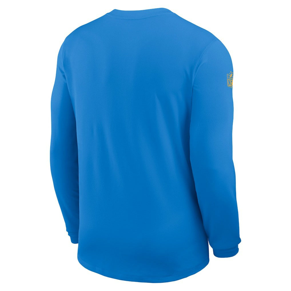 Sideline Coach UV Dri-FIT Long Sleeve Shirt - Los Angeles Chargers