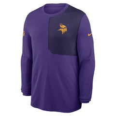 Sideline Coach UV Dri-FIT Long Sleeve Shirt - Minnesota Vikings