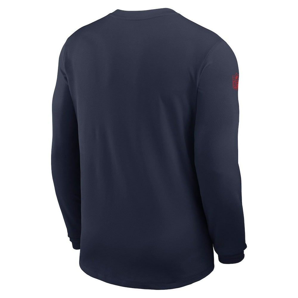 Sideline Coach UV Dri-FIT Long Sleeve Shirt - New England Patriots