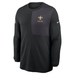 Sideline Coach UV Dri-FIT Long Sleeve Shirt - New Orleans Saints