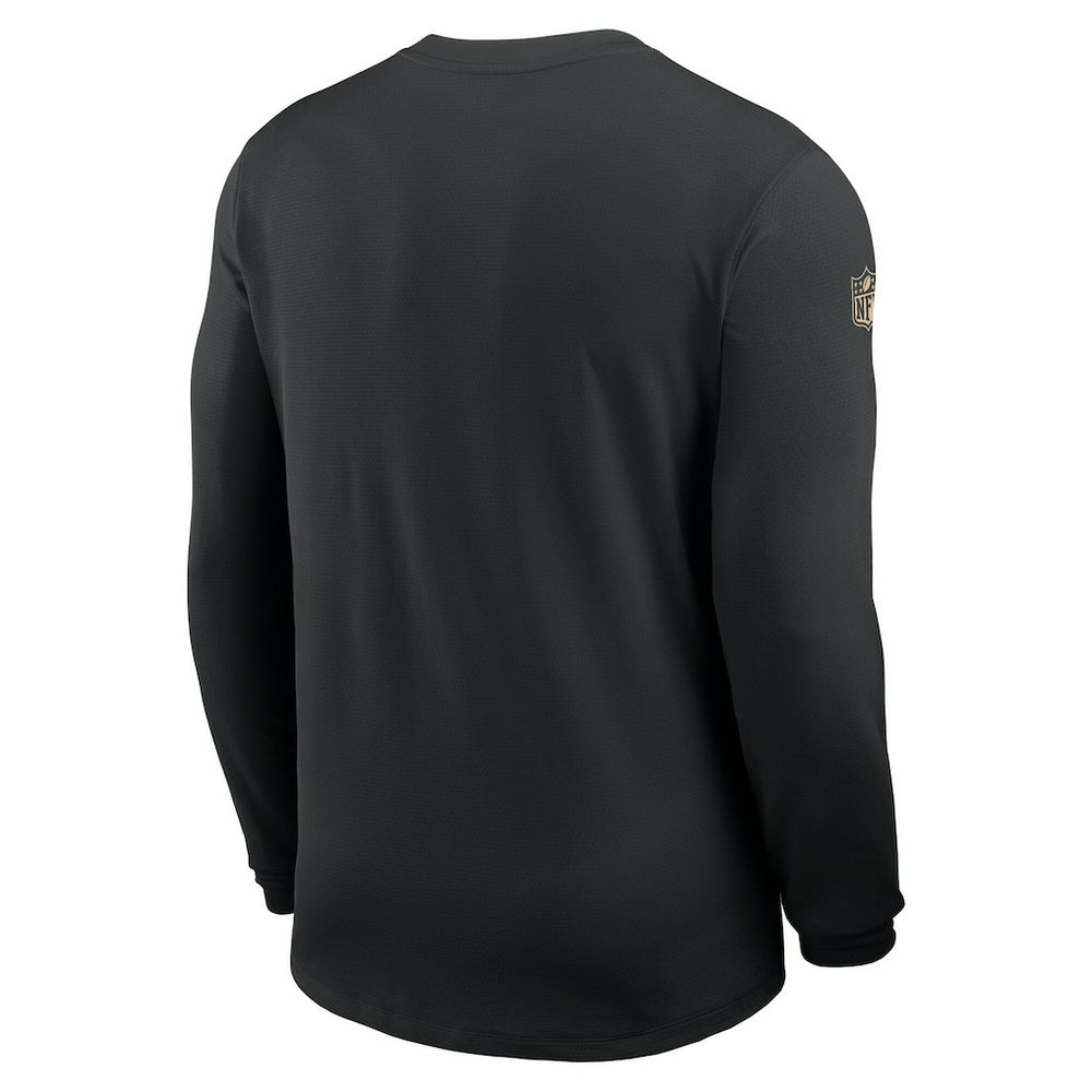 Sideline Coach UV Dri-FIT Long Sleeve Shirt - New Orleans Saints