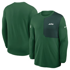 Sideline Coach UV Dri-FIT Long Sleeve Shirt - New York Jets