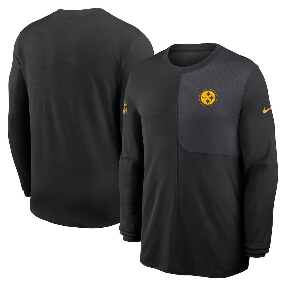 Sideline Coach UV Dri-FIT Long Sleeve Shirt - Pittsburgh Steelers