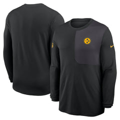 Sideline Coach UV Dri-FIT Long Sleeve Shirt - Pittsburgh Steelers