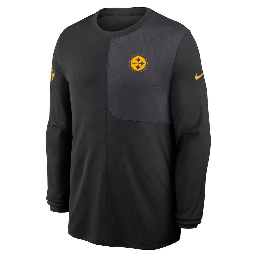 Sideline Coach UV Dri-FIT Long Sleeve Shirt - Pittsburgh Steelers