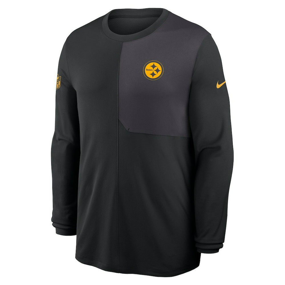 Sideline Coach UV Dri-FIT Long Sleeve Shirt - Pittsburgh Steelers