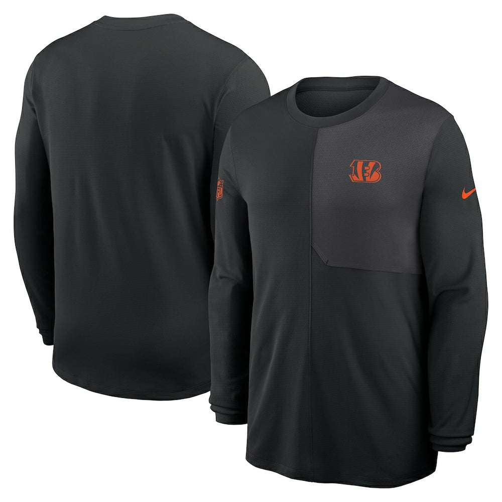 Sideline Coach UV Dri-FIT Long Sleeve Shirt - Cincinnati Bengals