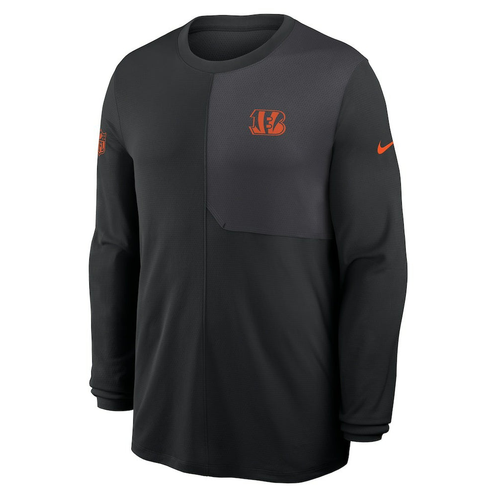 Sideline Coach UV Dri-FIT Long Sleeve Shirt - Cincinnati Bengals