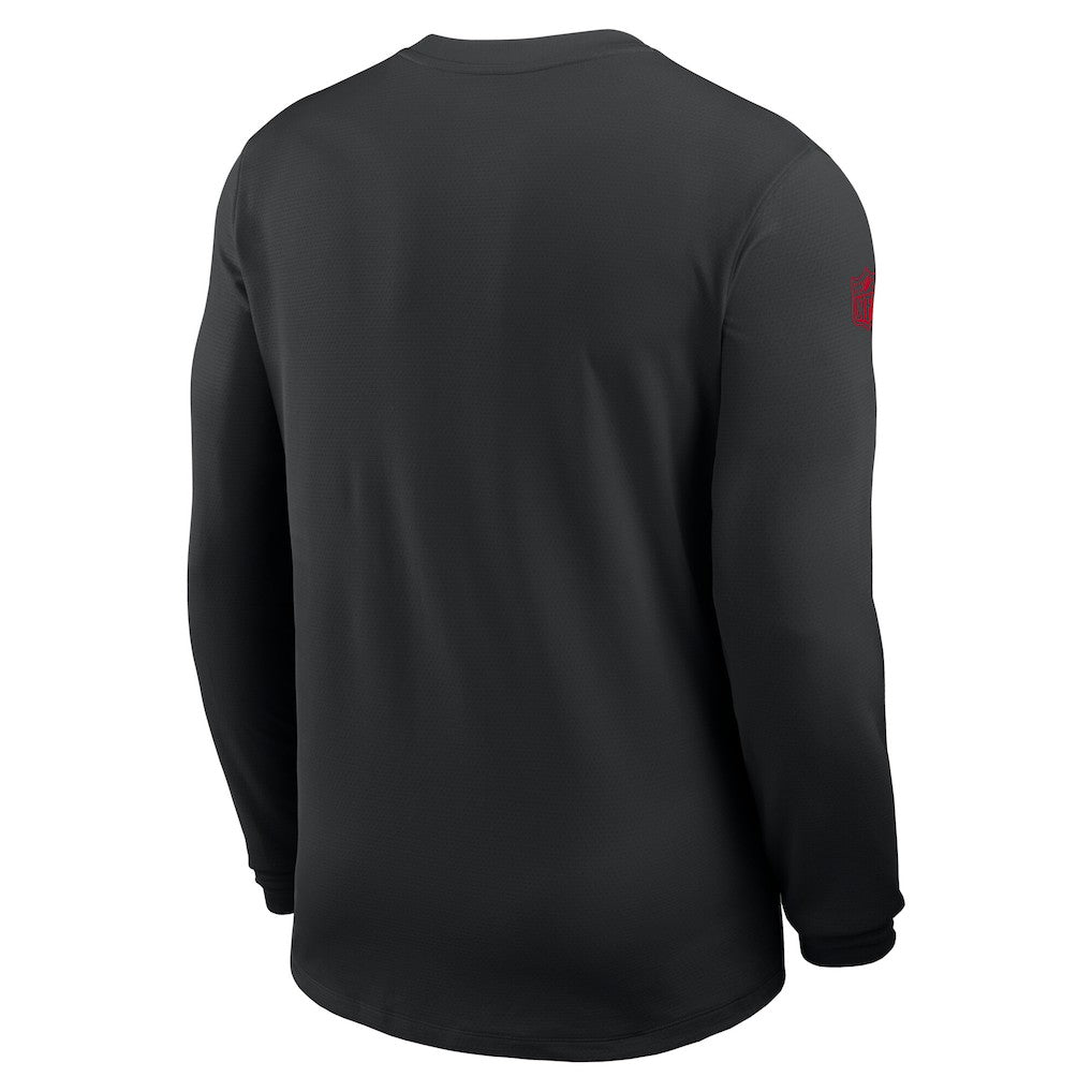 Sideline Coach UV Dri-FIT Long Sleeve Shirt - Atlanta Falcons