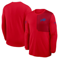 Sideline Coach UV Dri-FIT Long Sleeve Shirt - Buffalo Bills