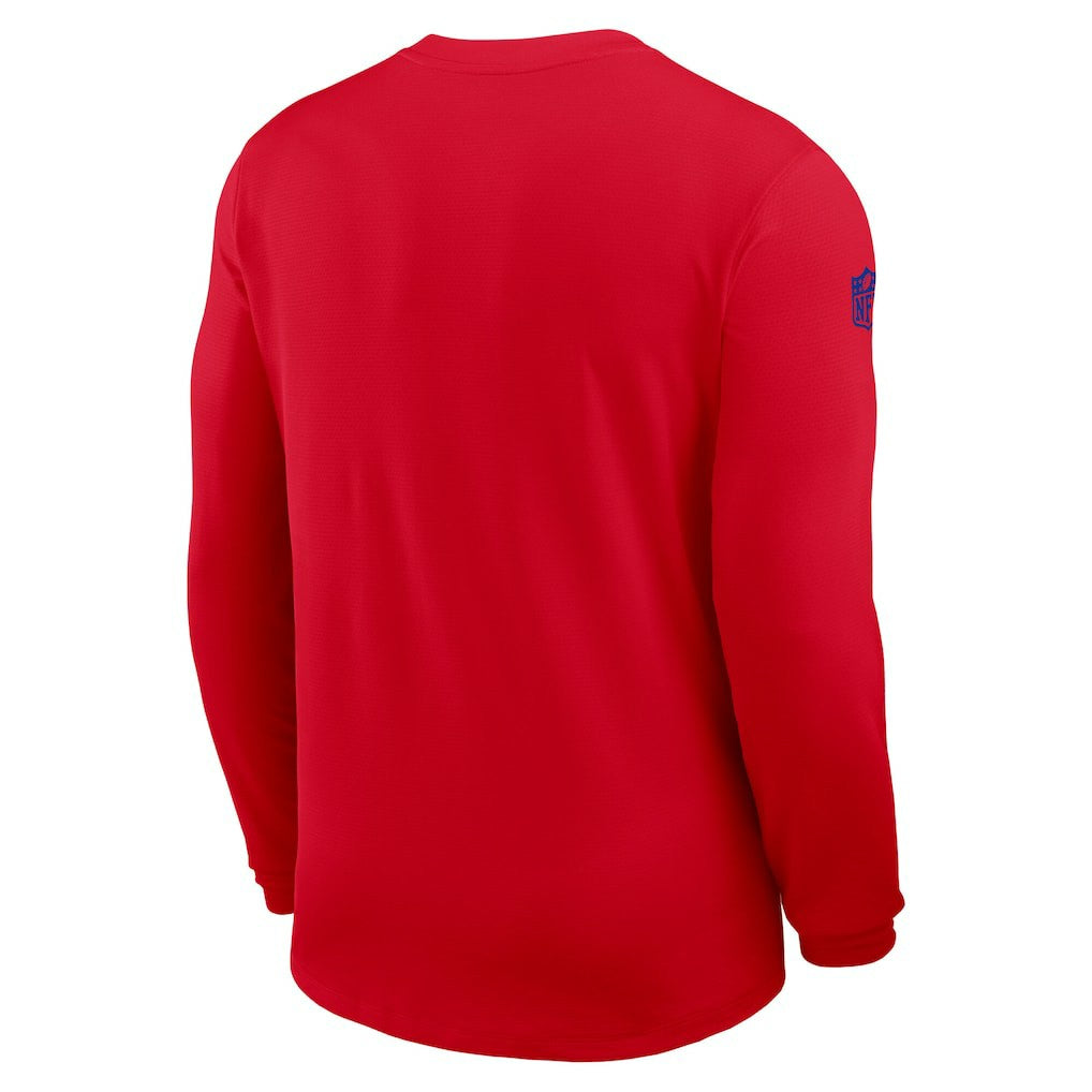 Sideline Coach UV Dri-FIT Long Sleeve Shirt - Buffalo Bills