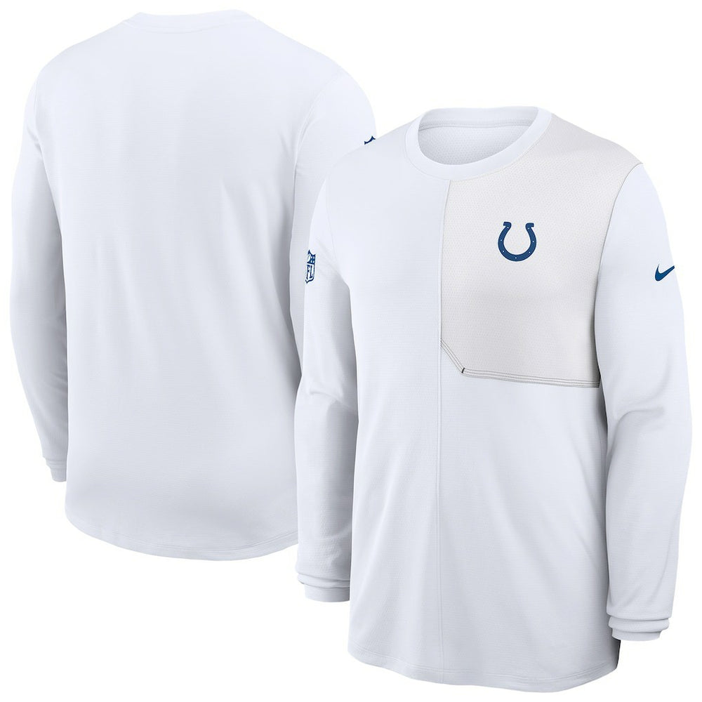 Sideline Coach UV Dri-FIT Long Sleeve Shirt - Indianapolis Colts
