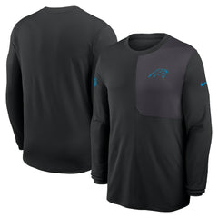Sideline Coach UV Dri-FIT Long Sleeve Shirt - Carolina Panthers