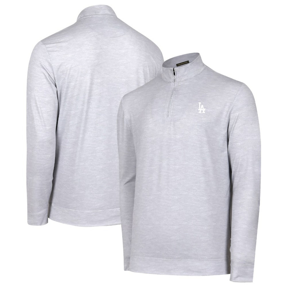 MLB Los Angeles Dodgers Sublime Tri-Blend Quarter-Zip Jacket