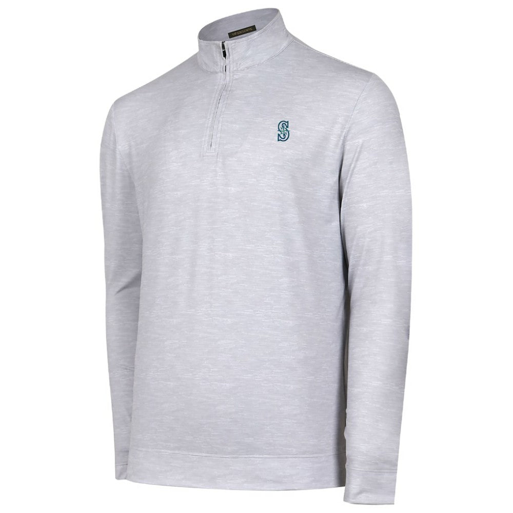 MLB Seattle Mariners Sublime Tri-Blend Quarter-Zip Jacket