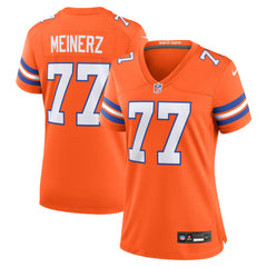 Quinn Meinerz  Women's Mile High Collection 1977 Throwback Player Game Jersey - Denver Broncos