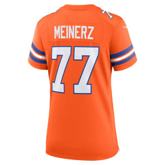 Quinn Meinerz  Women's Mile High Collection 1977 Throwback Player Game Jersey - Denver Broncos