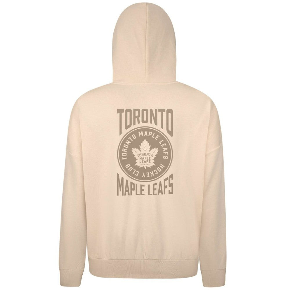 NHL Cream Toronto Maple Leafs Levelwear Contact Stamp Pullover Hoodie