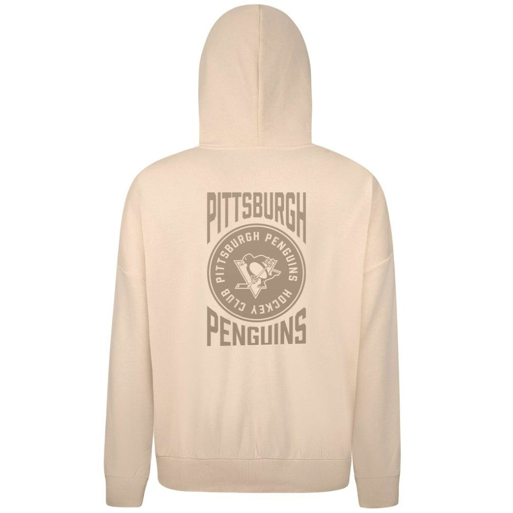 NHL Cream Pittsburgh Penguins Levelwear Contact Stamp Pullover Hoodie