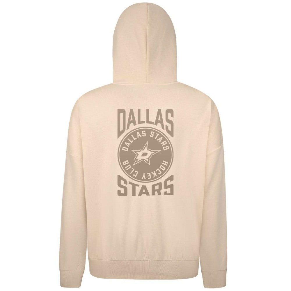 NHL Cream Dallas Stars Levelwear Contact Stamp Pullover Hoodie