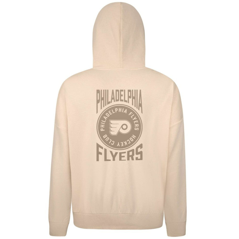 NHL Cream Philadelphia Flyers Levelwear Contact Stamp Pullover Hoodie