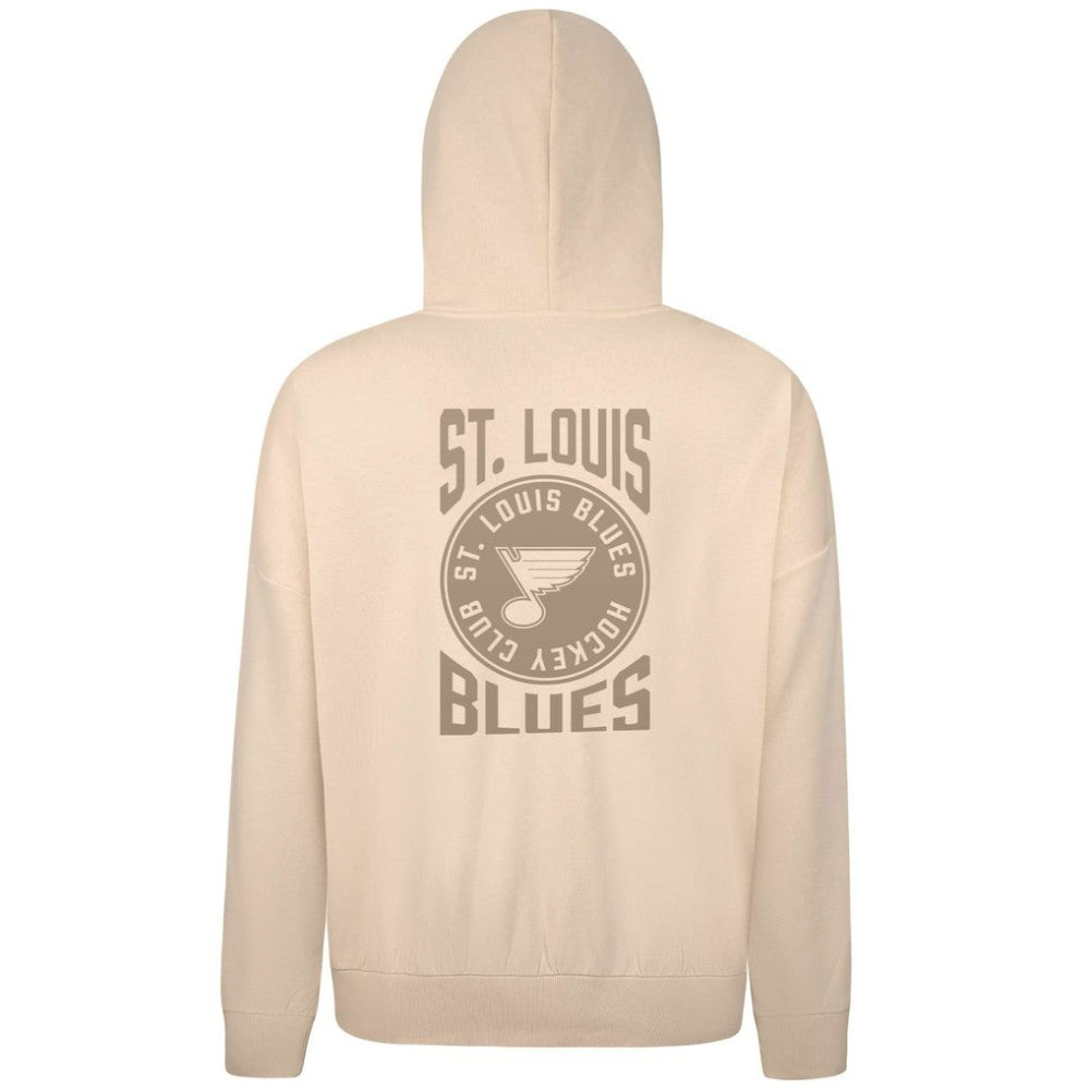 NHL Cream St. Louis Blues Levelwear Contact Stamp Pullover Hoodie