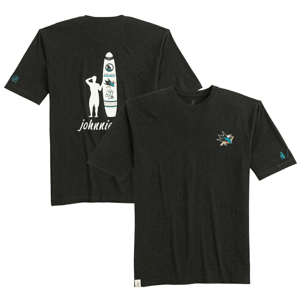 NHL Charcoal San Jose Sharks johnnie-O Heathered Spencer T-Shirt