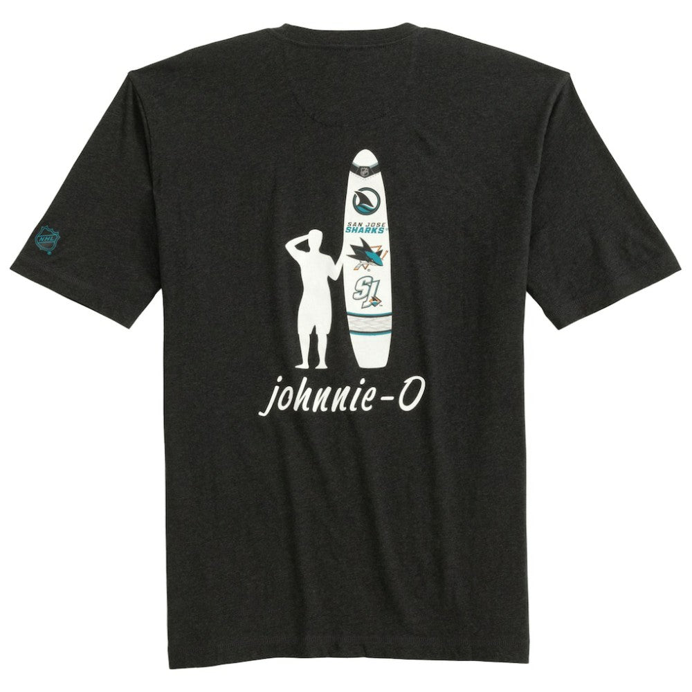 NHL Charcoal San Jose Sharks johnnie-O Heathered Spencer T-Shirt