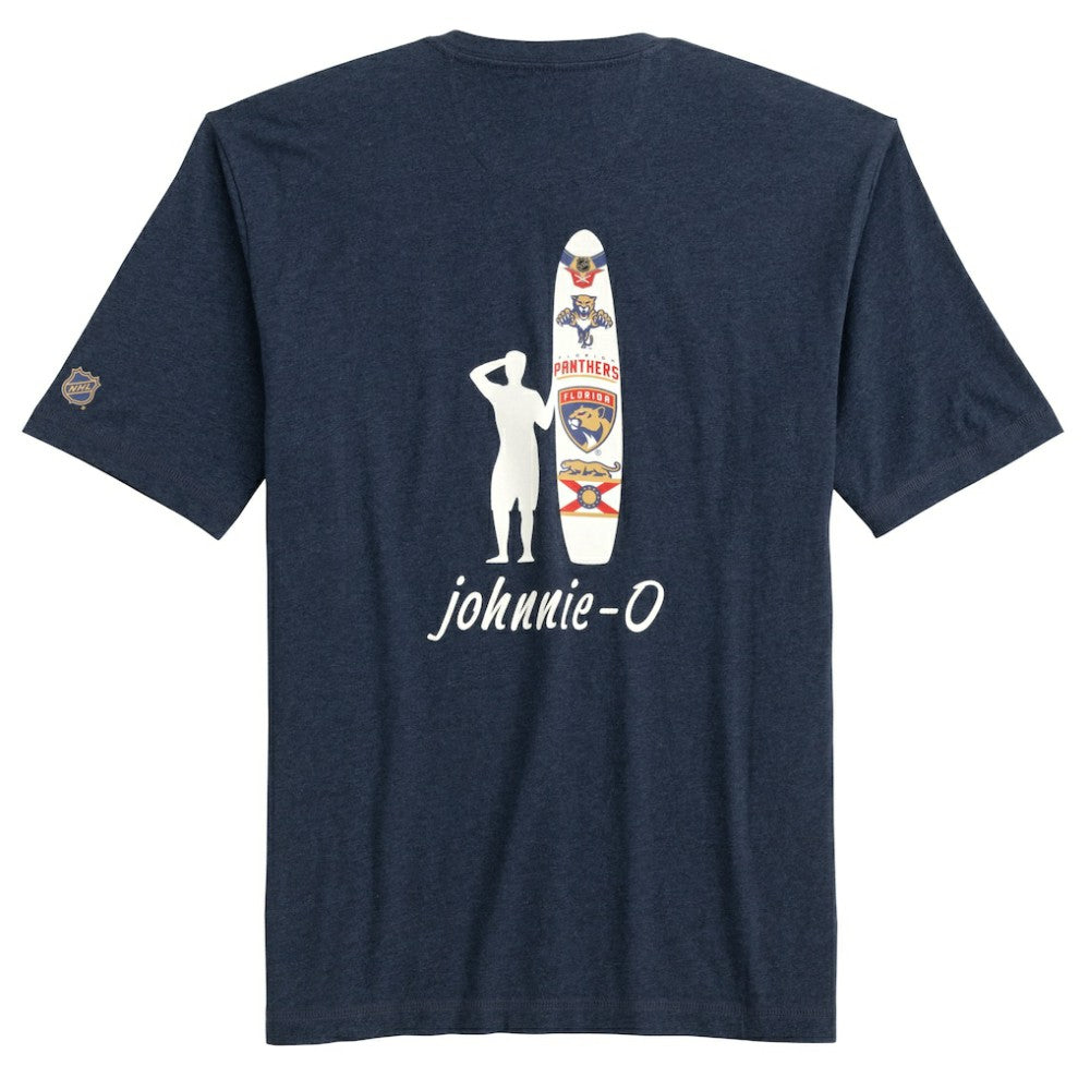 NHL Navy Florida Panthers johnnie-O Heathered Spencer T-Shirt