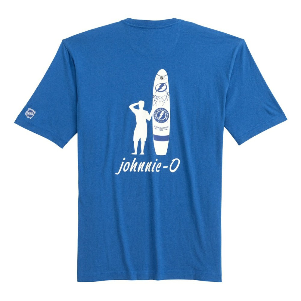 NHL Blue Tampa Bay Lightning johnnie-O Heathered Spencer T-Shirt