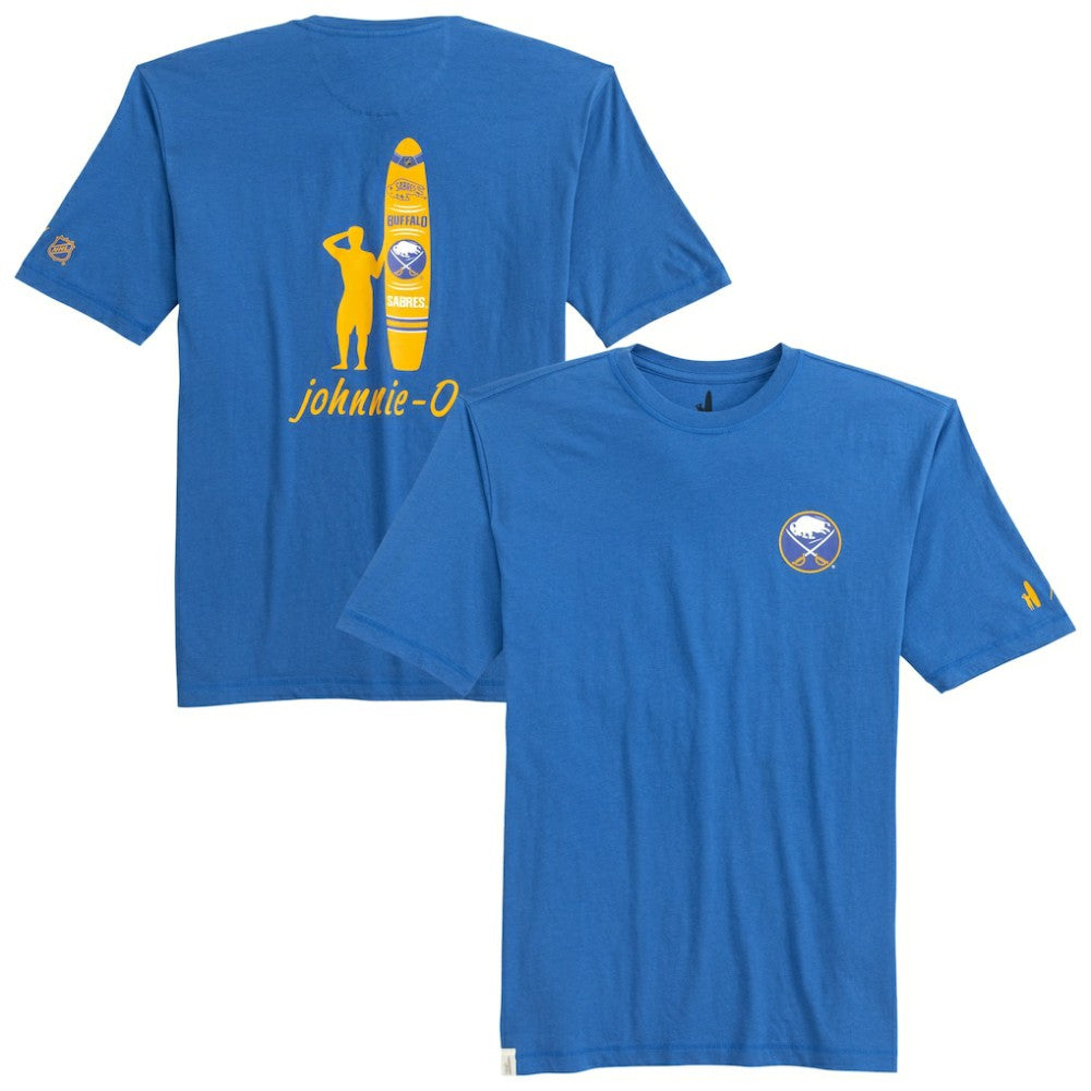 NHL Royal Buffalo Sabres johnnie-O Heathered Spencer T-Shirt