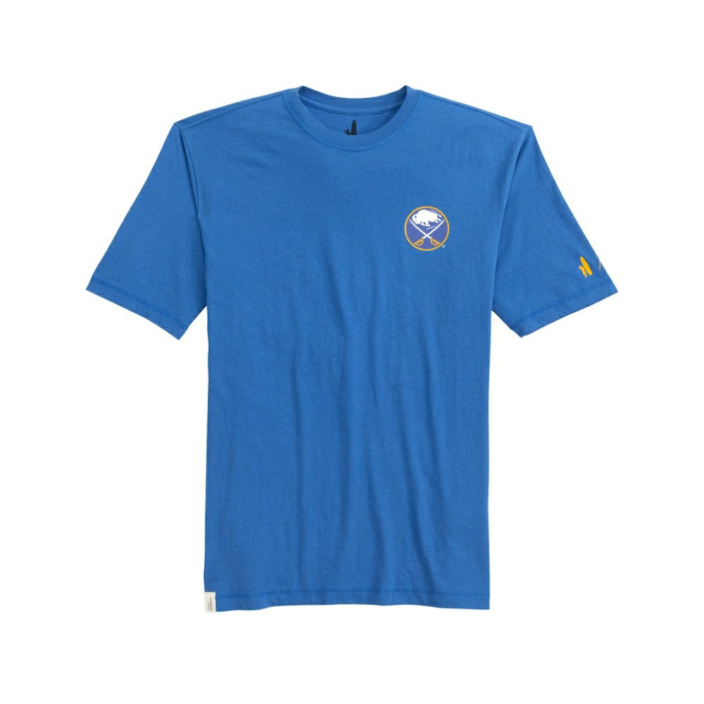 NHL Royal Buffalo Sabres johnnie-O Heathered Spencer T-Shirt