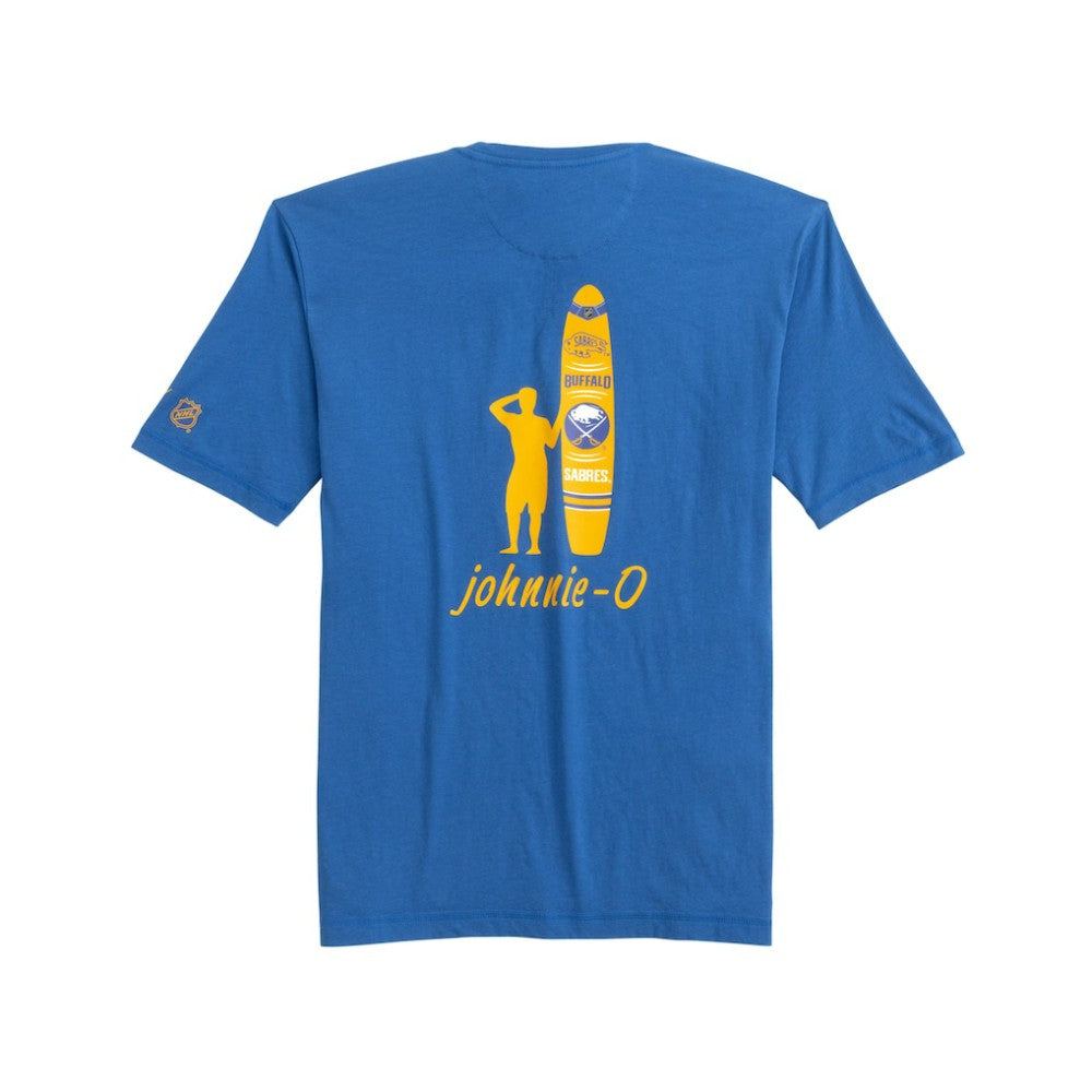 NHL Royal Buffalo Sabres johnnie-O Heathered Spencer T-Shirt