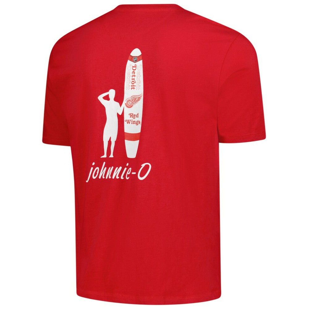 NHL Red Detroit Red Wings johnnie-O Heathered Spencer T-Shirt