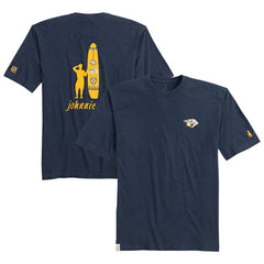 NHL Navy Nashville Predators johnnie-O Heathered Spencer T-Shirt