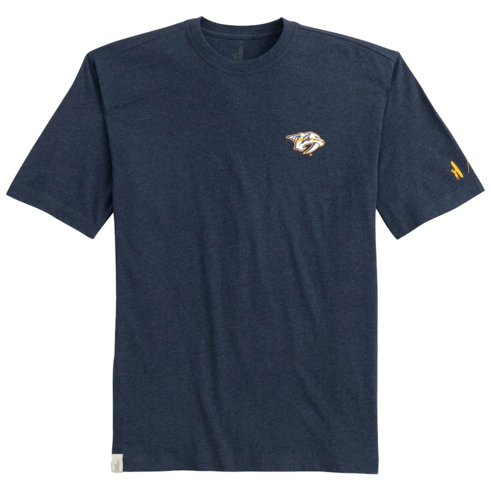NHL Navy Nashville Predators johnnie-O Heathered Spencer T-Shirt