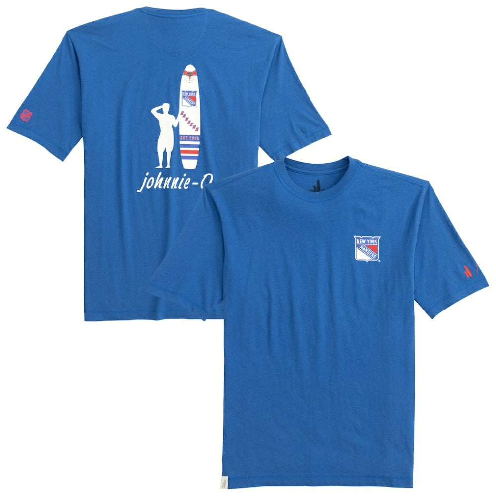 NHL Blue New York Rangers johnnie-O Heathered Spencer T-Shirt