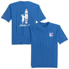 NHL Blue New York Rangers johnnie-O Heathered Spencer T-Shirt