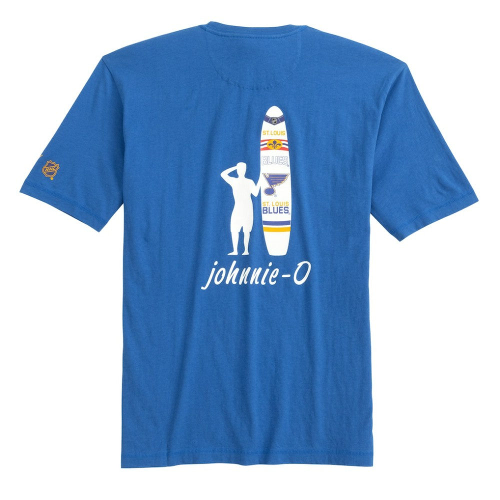 NHL Blue St. Louis Blues johnnie-O Heathered Spencer T-Shirt