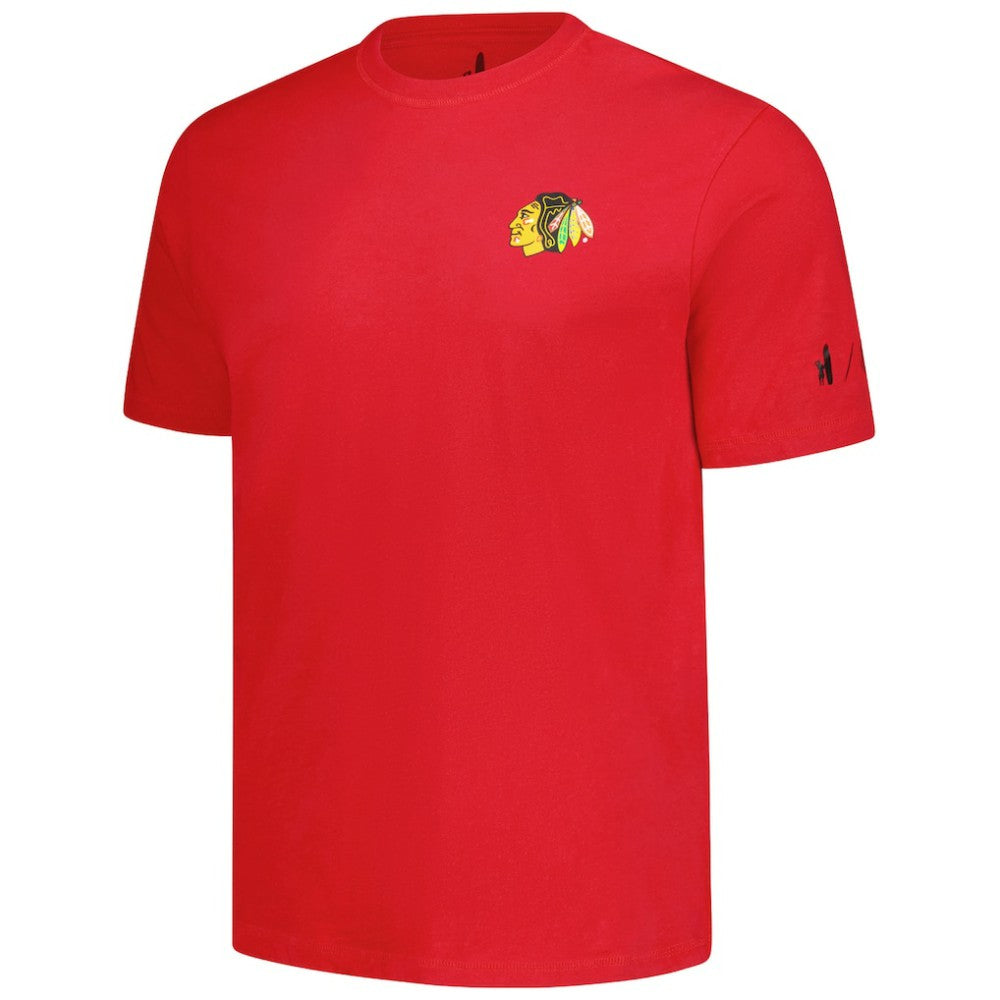 NHL Red Chicago Blackhawks johnnie-O Heathered Spencer T-Shirt