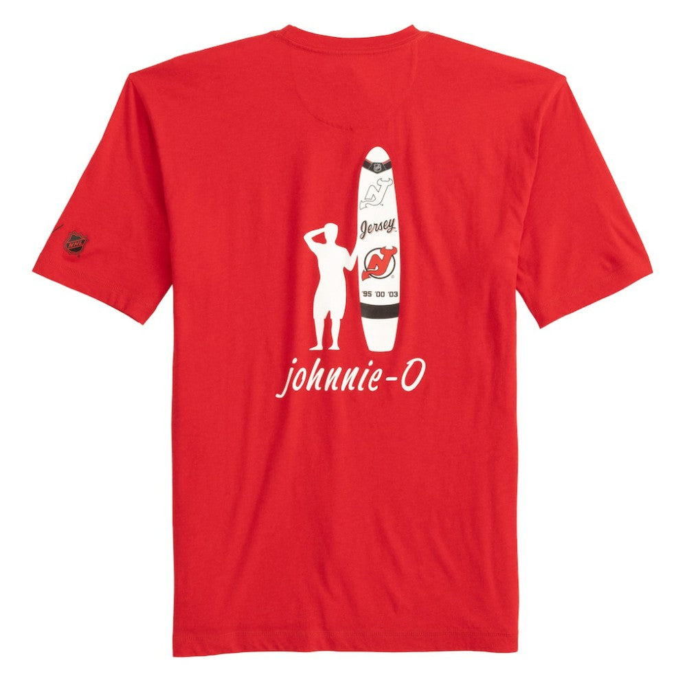 NHL Red New Jersey Devils johnnie-O Heathered Spencer T-Shirt