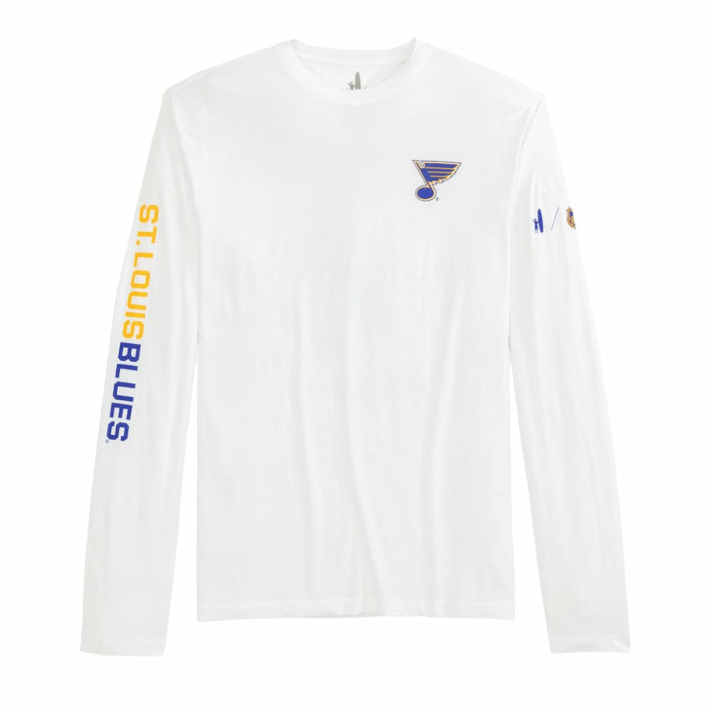 NHL White St. Louis Blues johnnie-O Adam Long Sleeve T-Shirt