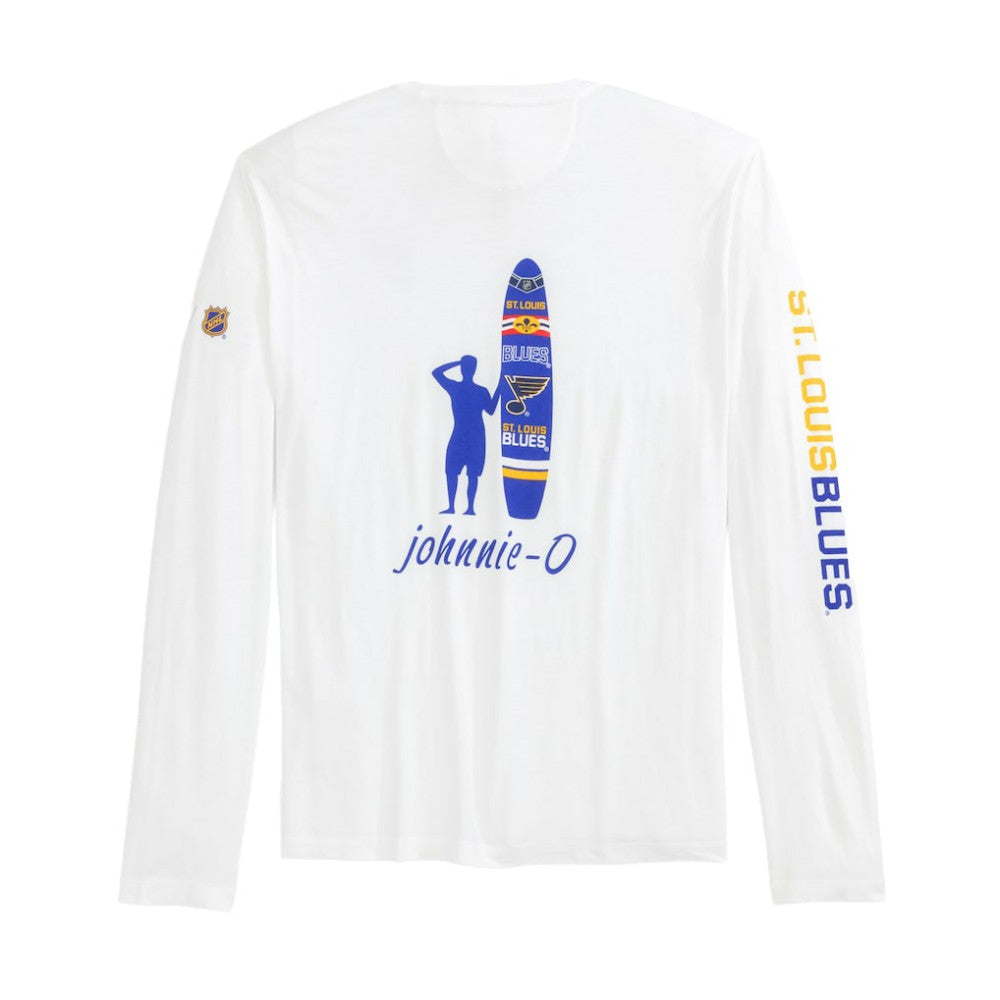 NHL White St. Louis Blues johnnie-O Adam Long Sleeve T-Shirt