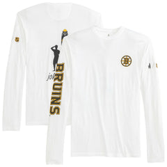 NHL White Boston Bruins johnnie-O Adam Long Sleeve T-Shirt
