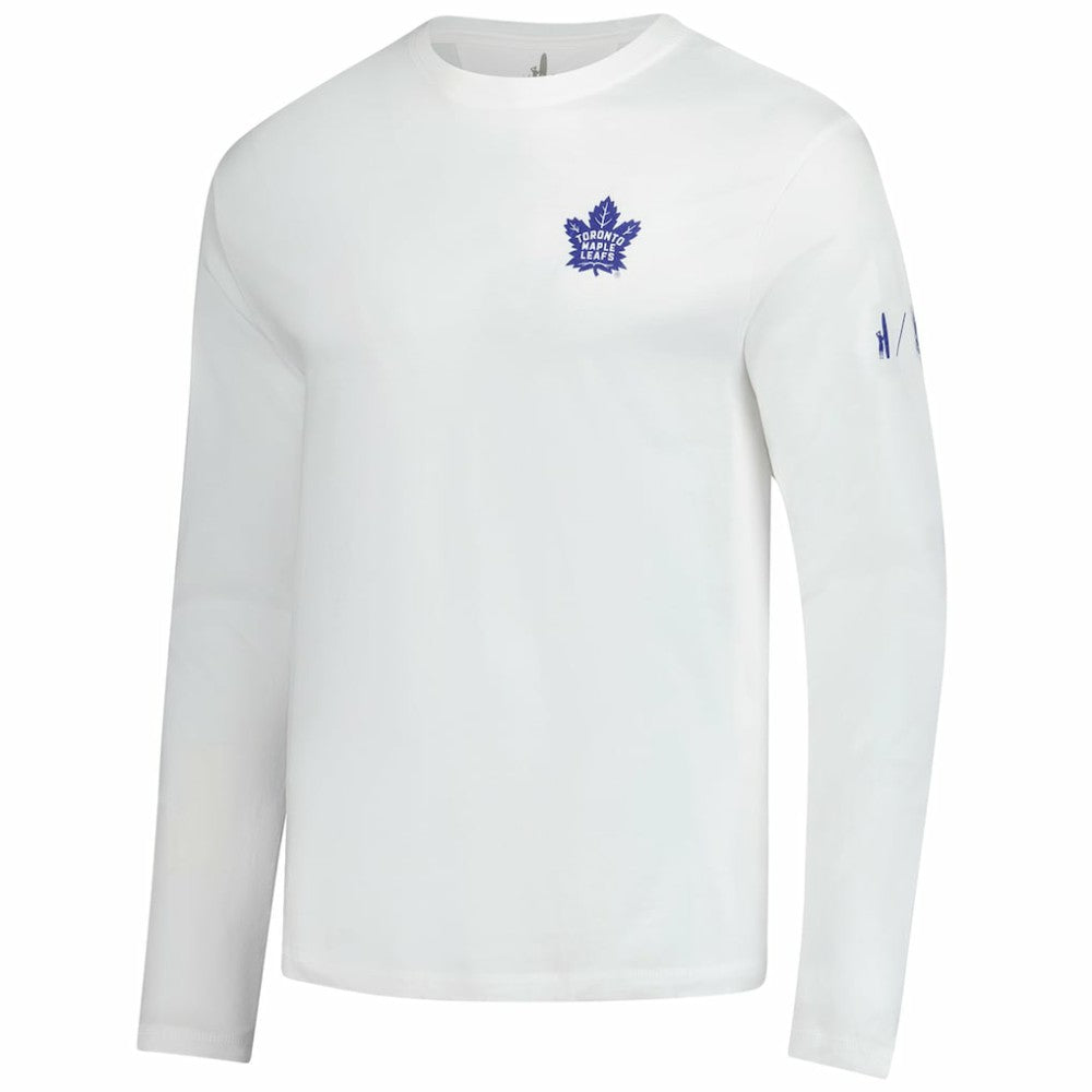 NHL White Toronto Maple Leafs johnnie-O Adam Long Sleeve T-Shirt