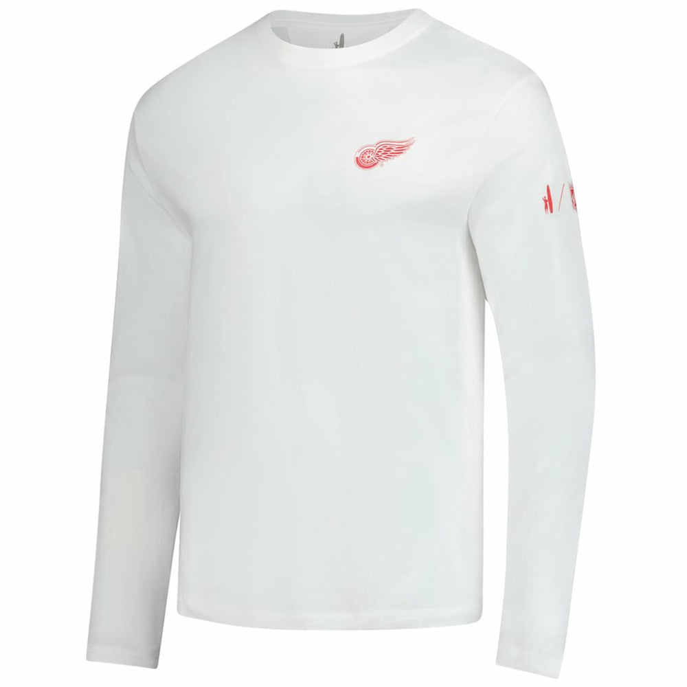 NHL White Detroit Red Wings johnnie-O Adam Long Sleeve T-Shirt