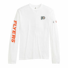 NHL White Philadelphia Flyers johnnie-O Adam Long Sleeve T-Shirt