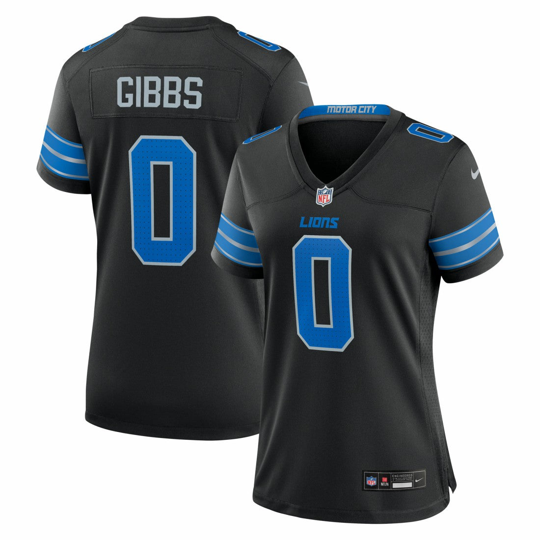 Jahmyr Gibbs  Women's 2nd Alternate Game Player Jersey - Detroit Lions