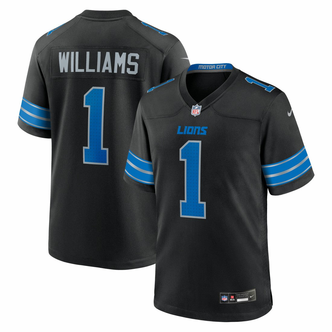 Jameson Williams  Alternate Game Player Jersey - Detroit Lions