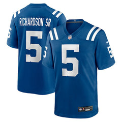 Anthony Richardson Sr.  Team Game Jersey - Indianapolis Colts